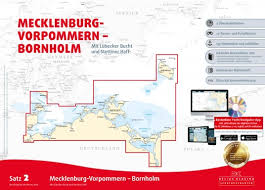 Delius Klasing Paper Chart Set 2 Mecklenburg West