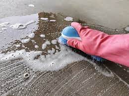 How do you clean oil out of cement? How To Clean Oil Off A Concrete Garage Floor Essential Home And Garden