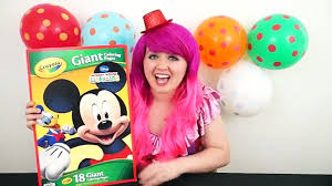 Little mermaid coloring pages disney coloring pages ariel. Coloring Minnie Mickey Mouse Clubhouse Giant Coloring Page Crayons Coloring With Kimmi The Clown Video Dailymotion