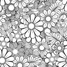 If you're an adult colorer looking for some advanced templates to challenge you, then break out the colored pencils because here are 25 free printable coloring pages for adults! Monochrome Floral Background Hand Drawn Decorative Flowers Perfect For Wallpaper Adult Coloring Books And Pages Web Page Background Surface Textures Royalty Free Cliparts Vectors And Stock Illustration Image 126676086