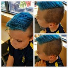 Boys Dyed Hair Men Hair Color Boys Blue Hair