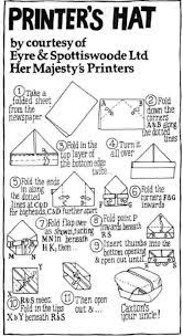 Carpenter S Newspaper Hat Newspaper Hat Paper Crafts For Kids Paper Hat
