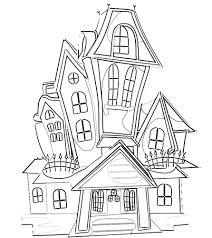 By best coloring pages december 23rd 2014. Spooky Halloween Haunted House Coloring Page Bestappsforkids Com