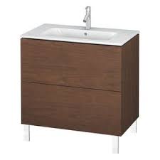 Installing a bathroom sink in a vanity is a relatively easy diy project you can tackle in just a few hours. Dlc662601313 L Cube Vanity Base Bathroom Vanity American Walnut Installing Cabinets Duravit Vanity Top