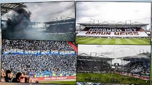 Mal stehen sich der hsv und der fc st. Hammer Choreo St Pauli Fans Hullen Millerntor Ein Hsv Anhanger Zunden Pyrotechnik Sportbuzzer De