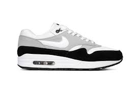 Nike Combines Wolf Grey With Black White Accents On New Air Max 1 Model Nike Nike Air Max Air Max 1