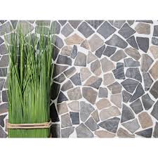 Mosaik Bruch Rustic Marble Schwarz 30x30cm Mosaik Mosaikfliesen Badezimmerideen