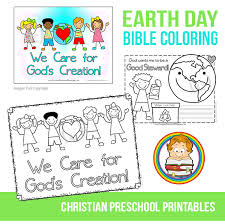 Christian Earth Day Coloring Page Earth Day Coloring Pages Earth For Kids Spring Preschool Activities