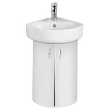 Duravit architec vanity basin white alpin 800 x 550 mm bathroom hand basin. Ideal Standard Imagine Compact White Vanity Corner Unit Basin Mixer Pack Diy At B Q