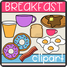 Cute and yummy breakfast vector clip art. Breakfast Foods Clip Art Pancakes Bacon Donuts By Designed By Danielle