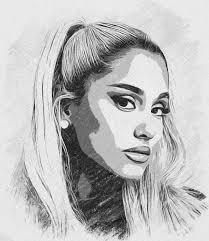 Inspired designs on t shirts posters stickers home decor and more by independent… Ariana Grande Sketch By Dicksonman On Deviantart