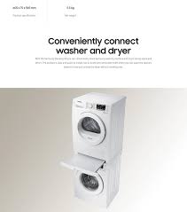 Whether you live in a small home or you simply want to save space, stackable washer and dryer sets are a smart choice. Samsung Stacking Kit Soundmachine