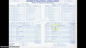 Keeping Score For Volleyball