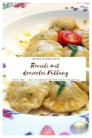 Selbstgemachte Ravioli Mit Dreielei Fullung Rezept Ravioli Fullung Rezept Ravioli Rezepte