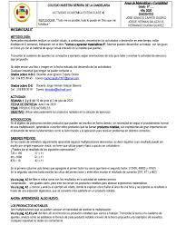 Libro ejercicios de 8 grado matemática es uno de los libros de ccc revisados aquí. Guia De Trab Matematicas Y Contabilidad 8 2temp Nacho Iniciativa Empresarial Division Matematicas