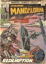 Vintage comic book vector template. Russian Artist Sums Up Each Episode Of The Mandalorian In Vintage Comic Book Covers 8 Pics Bored Panda