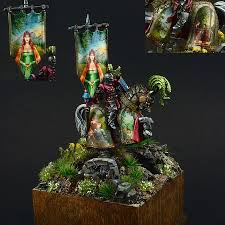 Supreme leader of the ork waaagh! You Have Got To Be Kidding Me This Is A Green Knight Model Miniature Painting Fantasy Miniatures Knight Painting