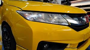 Webmasters, you can add your site in. Wrapautowerks Honda City Sunflower Yellow