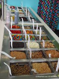 Ghirardellis creamy caramel flavored syrup offers a wonderfully rich, caramel flavor. Frozen Yogurt Topping Bar Rail Station Ice Cream Equipment For Sale