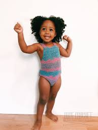 How frequently should baby bathe? Toddler Crochet Swimsuit Toddler Swimsuits Crochet Toddler Crochet Bathing Suits