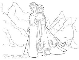 Anna si elsa de colorat descriere si instructiuni: Frozen Coloring Sheets Free Coloring Library