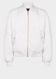 Black And White Bomber Jacket Mens Versace Harlequin Jacquard Bomber Jacket Versace Cloth Bomber Jacket Bomber Jacket Men Jackets