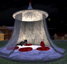 This specially designed hexagon princess styled tent provides a perfectly sized space, giving your children plenty of room to stand and play. Second Life Marketplace Romantik Tent For You And The One You Love