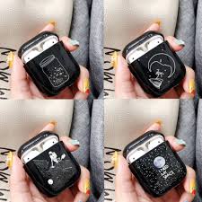 Black Release Date Black Airpods 2 Space Designed Black Airpods Case In 2020 Earphone Case Cute Cases Apple Headphone