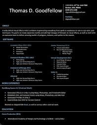 Resume Format Vfx Artist Resume Format Best Resume Format Resume Format Job Resume Format