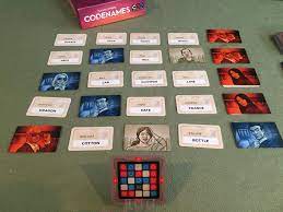 While shuffling the codename cards, be sure to flip over half the deck once in a while. Codenames Party Game Review The Board Game Family