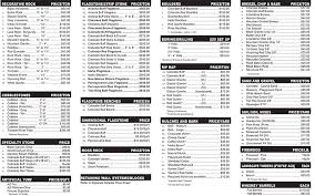 pricing crystal landscape supplies