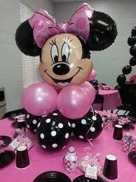Minnie Mouse Baby Shower Centerpiece Minnie Mouse Balloons Minnie Mouse Decorations Minnie Mouse Birthday Decorations