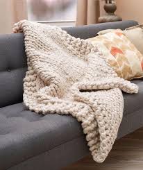 Five steps to knitting in the round. Wonderful Big Stitch Throw Knitted Throws Blanket Knitting Patterns Knitted Blankets