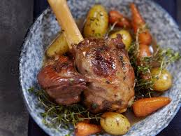 Souris D Agneau Confites Aux Petits Legumes
