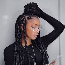 The answer is hair extensions! 7 Inspiring Ways To Style Your Thick Box Braids In 2018 And Beyond
