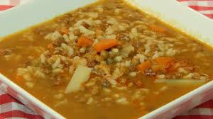 Esta sopa es una receta de cuchareo saludable y rica, perfecta para el invierno y que gusta a todos. Recetas De Cocina Arabe Arroz Con Lentejas Gustoso Y Delicioso
