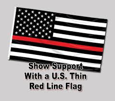 Black American Flag With One Red Stripe Meaning Thin Red Line Flag Firefighters Oates Flag