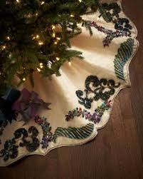 This simple and elegant look brings a timeless holiday. 180 Lovely Christmas Tree Skirts Ribbon And Stockings Ideas Christmas Tree Skirts Christmas Stockings