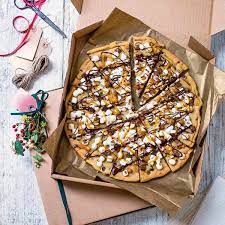 Chocolate Chip Cookie Pizza Recipe Christmas Food Desserts Traditional Christmas Dessert Recipes Xmas Food