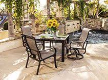 Alu Mont Crestwood Sling Dining Chair Outdoor Furniture Sets Patio Outdoor Decor