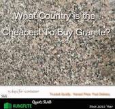 What Country Is The Cheapest To Buy Granite? - Quartz Slabs ...