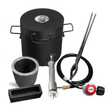 If you want to do casting at home, you'll need a way to melt metal. Amazon Com Fasttobuy 6 Kg Propane Melting Furnace Kit W Graphite Crucible And Tongs 1300 C 2372 F Casting Refining Smelting For Precious Metals Gold Silver Tin Aluminum 7 In 1 Melting Casting Tool Industrial Scientific