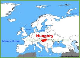 Roads, streets and buildings on interactive online free map of hungary. Hungary Location On The Europe Map