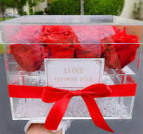 Forever Roses Acrylic Flower Box. – Luxe Flower Box