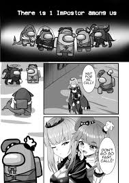 AMONG US HOLOLIVE EN - Page 1 - Comic Porn XXX