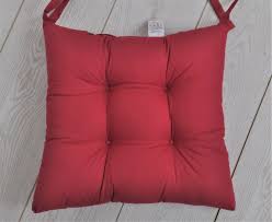 1 pc cushions chair cushions can slip, especially on lawn furniture. Dining Chair Cushions Quilted Seat Pads With Ties 40x40x5cm Made In Uk 4 6 8pk Ebay