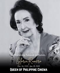 Pumanaw na ang veteran actress na si Gloria Romero sa edad na 91 ngayong  araw, January 25. Si Romero ang tinaguriang “Queen of Philippine Cinema”