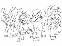 Free printable entei pokemon legendary coloring pages. Suicune Raikou And Entei Coloring Pages