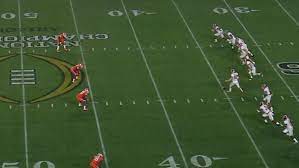 The onside kick is just a strategy in order to better the odds of the kicking team recovering the ball, because of this the referees do not need to be first, before i dive deeper, the kicking team doesn't need to announce to the referee that they're onside kicking as their formation will give it away once. How Alabama Exploited A Tiny Clemson Error Into The Championship S Deciding Play Sbnation Com