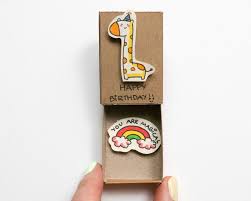 Surprise Messages Hidden In Little Matchboxes Cute Birthday Cards Matchbox Crafts Creative Diy Gifts